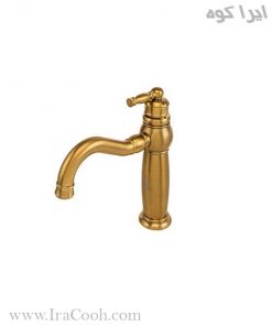 شیر-روشویی-آنتیک-طلا-مات